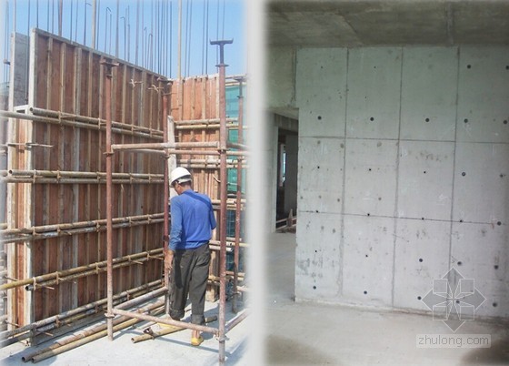 高精度木模板方案资料下载-房建工程高精度木模施工应用汇报