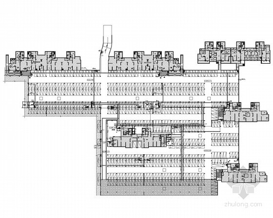 最新设计规范下载资料下载-[安徽]地下车库强弱电施工图17张（新火规 最新设计规范）