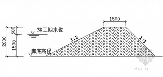 土袋围堰施工图图片