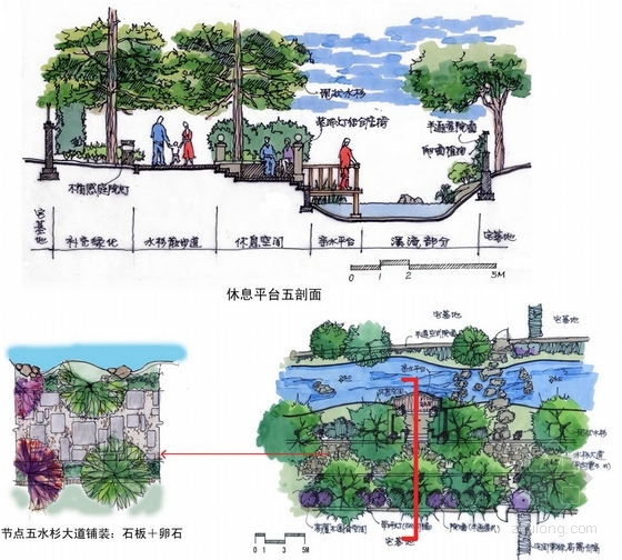 [杭州]香格里拉别墅区景观扩初设计方案文本(附建筑cad底图)