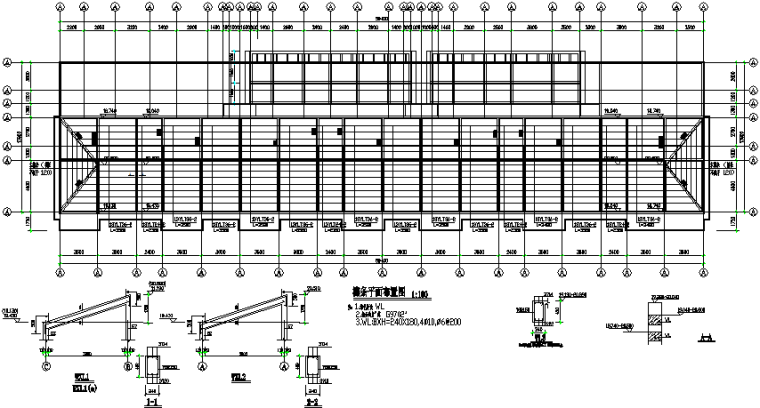 公建庭院布置图cad资料下载-福馨花园框架结构施工图（CAD，18张）