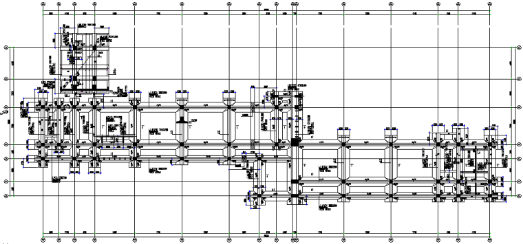 建筑施工图教学楼cad资料下载-大学框架结构教学楼施工图（CAD，13张）