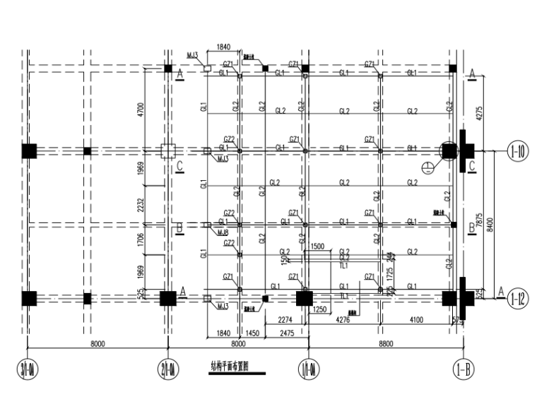 钢结构6米车棚结构设计图纸资料下载-影院看台钢结构设计
