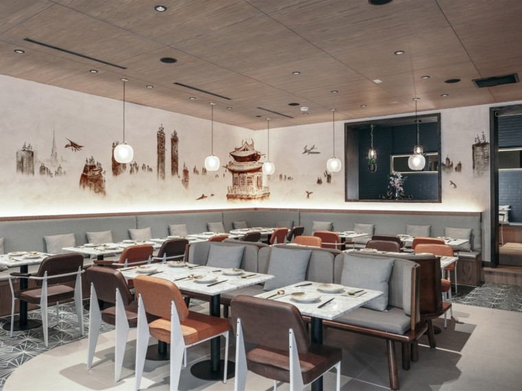 新中式餐厅包房设计资料下载-曼哈顿的中式餐厅