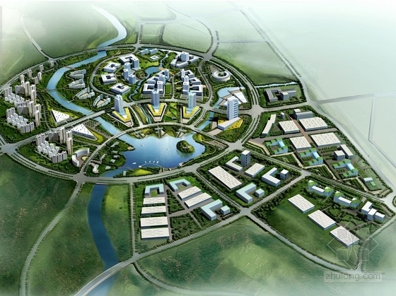 工业规划说明资料下载-[山西]城市核心地块工业园区规划设计方案文本