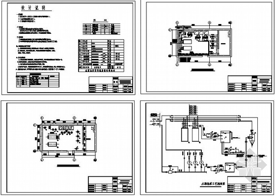 水源热泵空调标准资料下载-水源热泵空调机房图