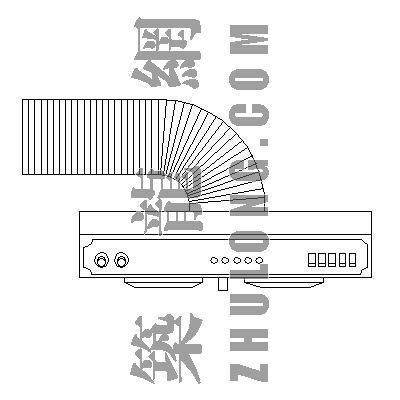 抽油烟机CAD图块资料下载-抽油烟机001