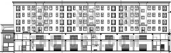 住宅小气全套建筑施工图资料下载-某商务住宅楼建筑施工图（全套）