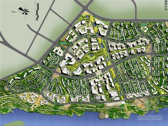 手绘城市规划设计资料下载-[四川]山水画卷风格生态人文滨江城市规划设计方案