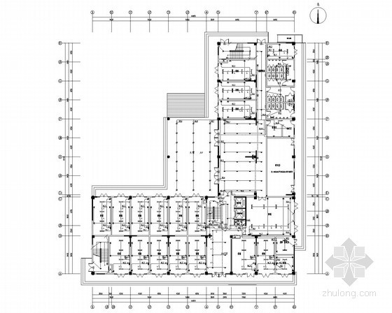 6层公寓施工图资料下载-[江苏]17层公寓式酒店强弱电施工图（商铺 客房）