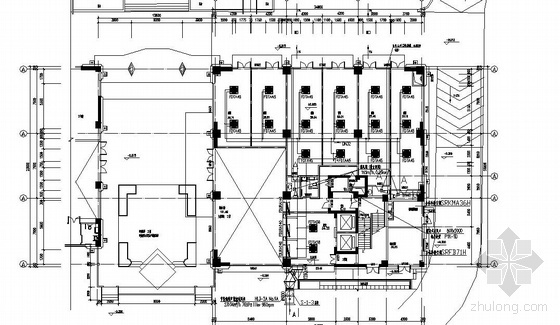 驾校办公楼平面资料下载-某办公楼空调平面图