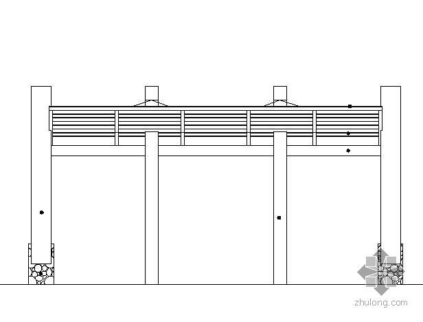 阳光板建筑施工图资料下载-可做花架的不锈钢阳光板车棚