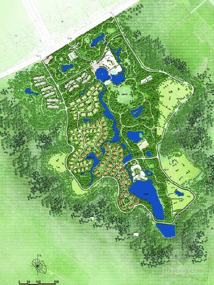 汉江生态经济带总体规划资料下载-[无锡]生态园总体规划设计