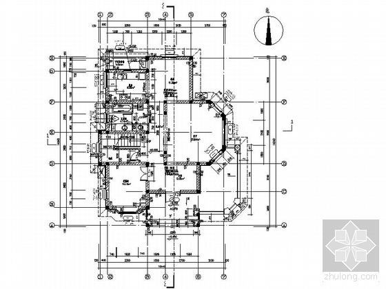 [廊坊]某三层别墅建筑施工图- 