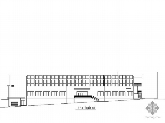 行政会议室施工图资料下载-非洲某国外交部会议厅建筑施工图