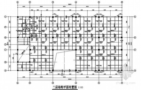 二层办公框架资料下载-框架结构办公楼结构施工图（二层 独立基础）