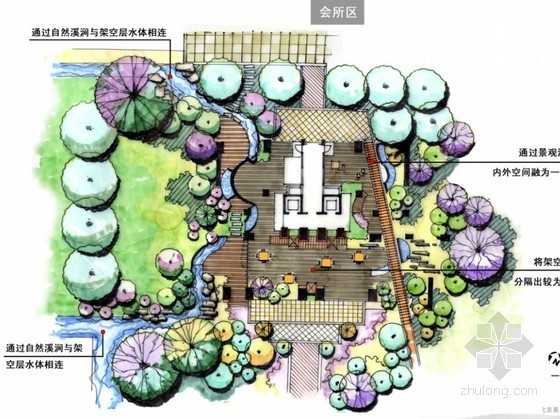 [杭州]高档社区架空层景观设计方案- 