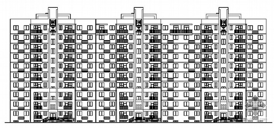 现代高层平层公寓资料下载-某新校区教师公寓五组团11＃、14＃楼建筑施工图