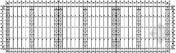 大悬挑空间钢结构图纸资料下载-某造纸车间钢结构图纸