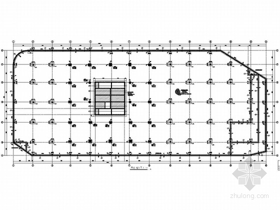 北京地区写字楼核心筒资料下载-40层框筒结构超高层写字楼结构施工图（地下四层）
