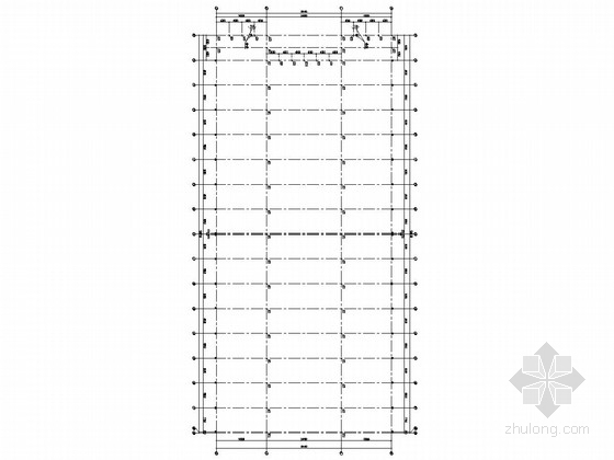 常华大酒店一层施工图资料下载-一层钢桁架结构酒店结构施工图