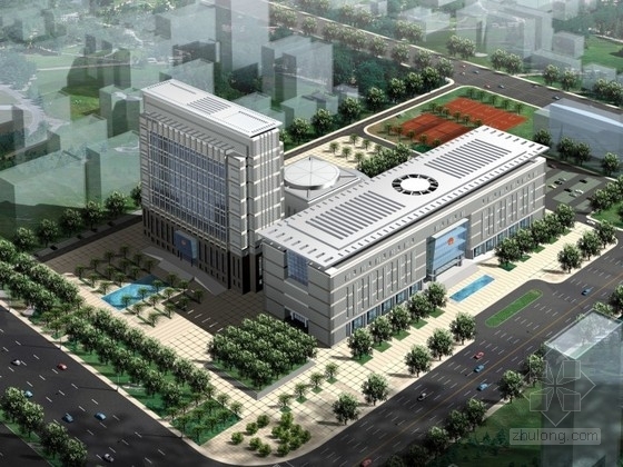 政府项目方案文本资料下载-[郑州]某十六层政府办公楼建筑方案文本（含CAD）