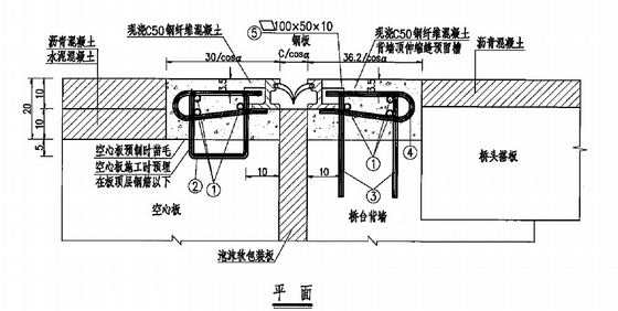 伸缩缝构造图