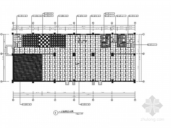花园洋房室内设计资料下载-[河南]新新花园洋房区典雅欧式风格售楼处装修施工图（含效果）