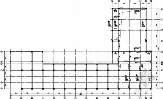 楼板加钢柱资料下载-教学楼钢框架加层加固结构施工图