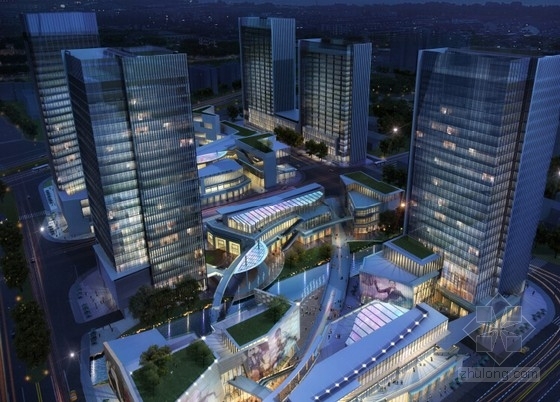 广州高层设计资料下载-[广州]高层商业综合体建筑设计方案文本
