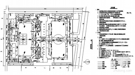 7MW锅炉房设计图资料下载-某室外管网及锅炉房设计图
