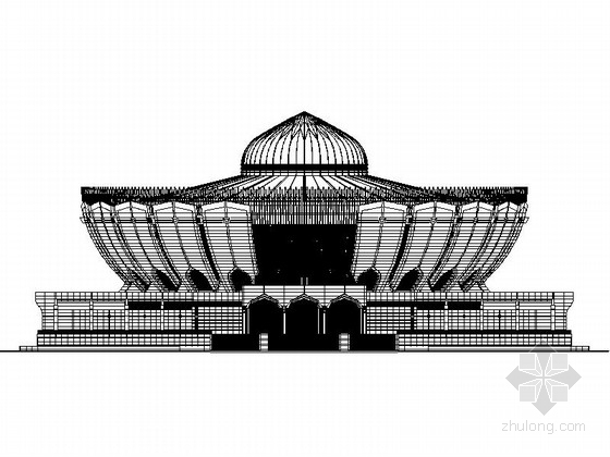 歌剧院结构施工图资料下载-[宁夏]某六层大型甲等歌剧院建筑施工图