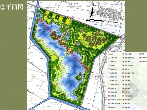 河道景观生态提升资料下载-[汾阳]河道生态湿地工程景观设计方案