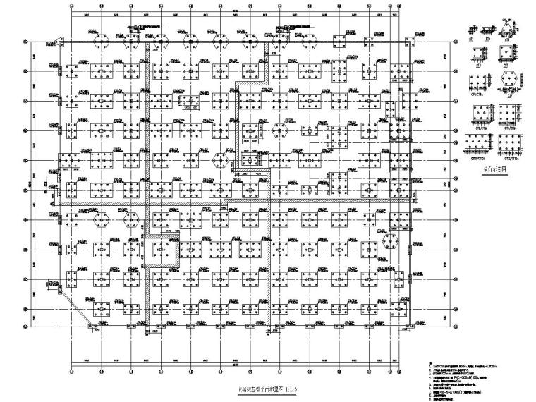 少年宫cad室内施工图资料下载-宇宙飞船造型少年宫结构施工图