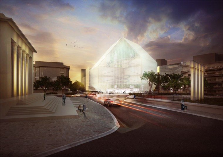 博物馆设计提案资料下载-闪耀的钻石点亮布鲁特市，富饶的平台定位新博物馆