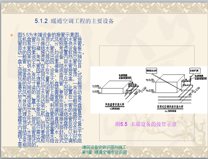 建筑设备安装识图与施工(暖通识图)-暖通空调工程的主要设备