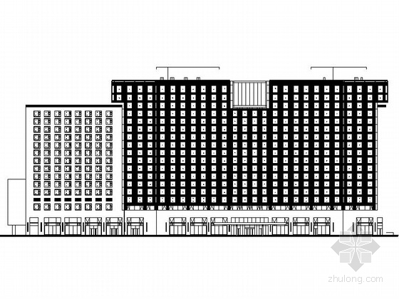 4层商业综合楼资料下载-[北京]某十七层商业综合楼建筑施工图