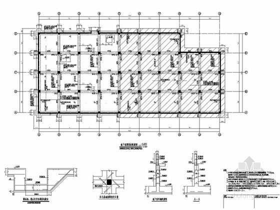 住院楼结构设计文本资料下载-[江西]六层框架结构住院楼结构施工图