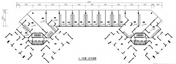 [成都]三环中心地块现代风格高层住宅区规划设计方案文本（知名建筑设计院）-三环中心地块现代风格高层住宅区平面图