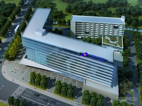 办公建筑知名设计院资料下载-[上海]知名航空办公总部设计方案文本（含CAD 知名建筑设计院）