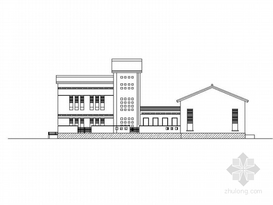社区活动中心设计资料下载-[云南]两层社区活动中心建筑施工图