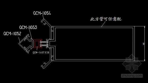 建筑工程幕墙工程节点图片(32张 幕墙节点系列图片)-转角组团 