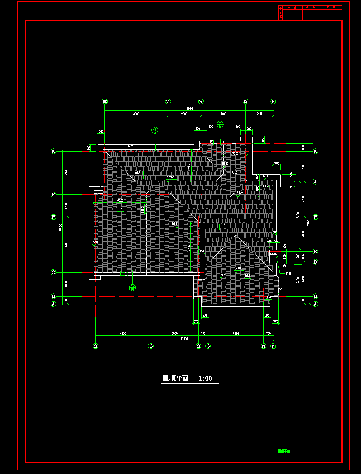 豪华别墅建筑施工图附效果图