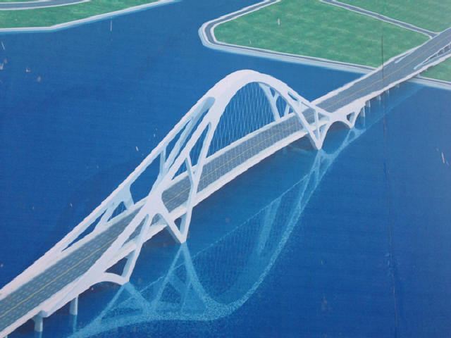 系杆拱桥方案设计资料下载-跨河桥节段拼装整体提升系杆拱桥与连续梁组合体系钢结构施工方案263页（附图丰富）