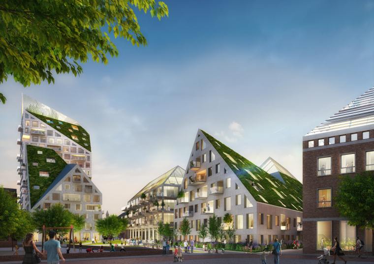 可持续居住区资料下载-荷兰可持续性发展住宅大楼