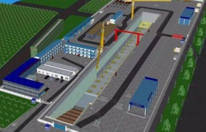 车站建筑模型资料下载-BIM技术在北京地铁16号线中的应用