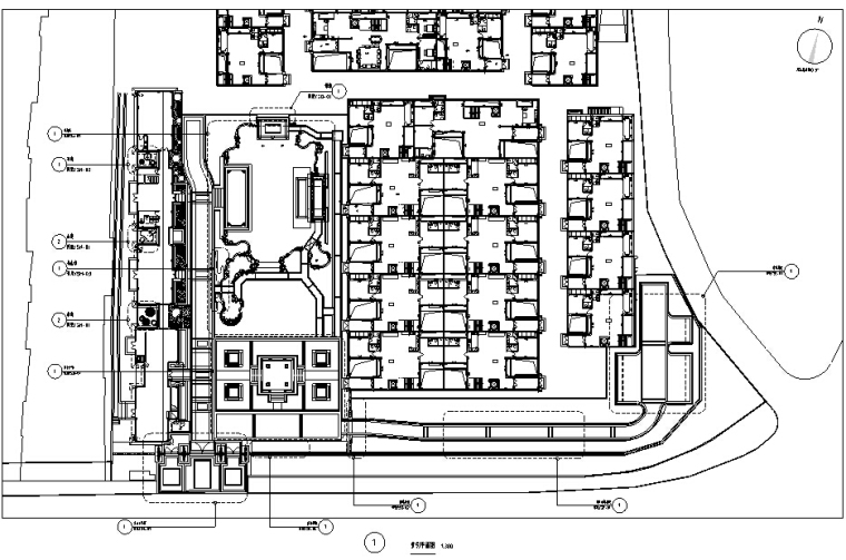 中式园林别墅CAD资料下载-[江苏]南京新中式高端别墅居住示范区全套施工图