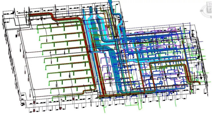 消防泵房泵如何安装资料下载-BIM案例复杂难管的机电工程遇到BIM