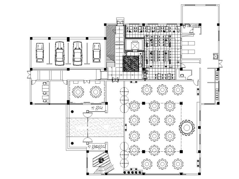 5层新中式办公资料下载-[苏州]新中式风格多层酒楼内部施工图