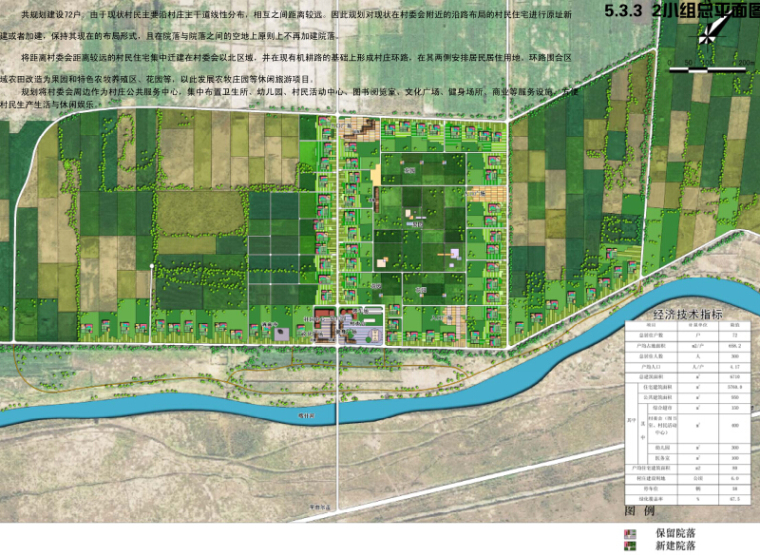 [新疆]阿纳库勒新农村规划设计-新农村规划设计——2小组总平面图